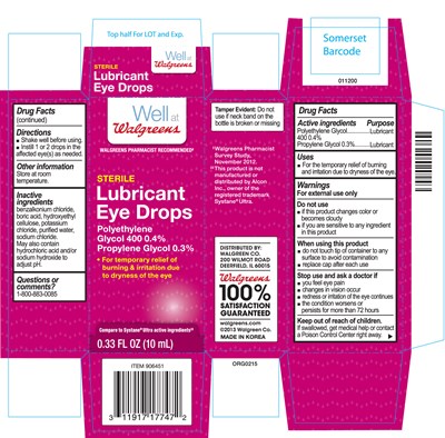 Carton (906451 W(walg) Sterile Lubricant Eye Drps)